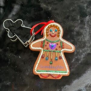 Colorful Hallmark Keepsake Gingerbread Ornament with Cookie Cutter